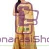 Woven Banarasi Chanderi Silk Saree in Light Yellow 9