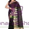 Banarasi Cotton Silk Saree in Black 7