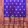 Banarasi Pure Katan Silk Handloom Navy Blue Saree 11