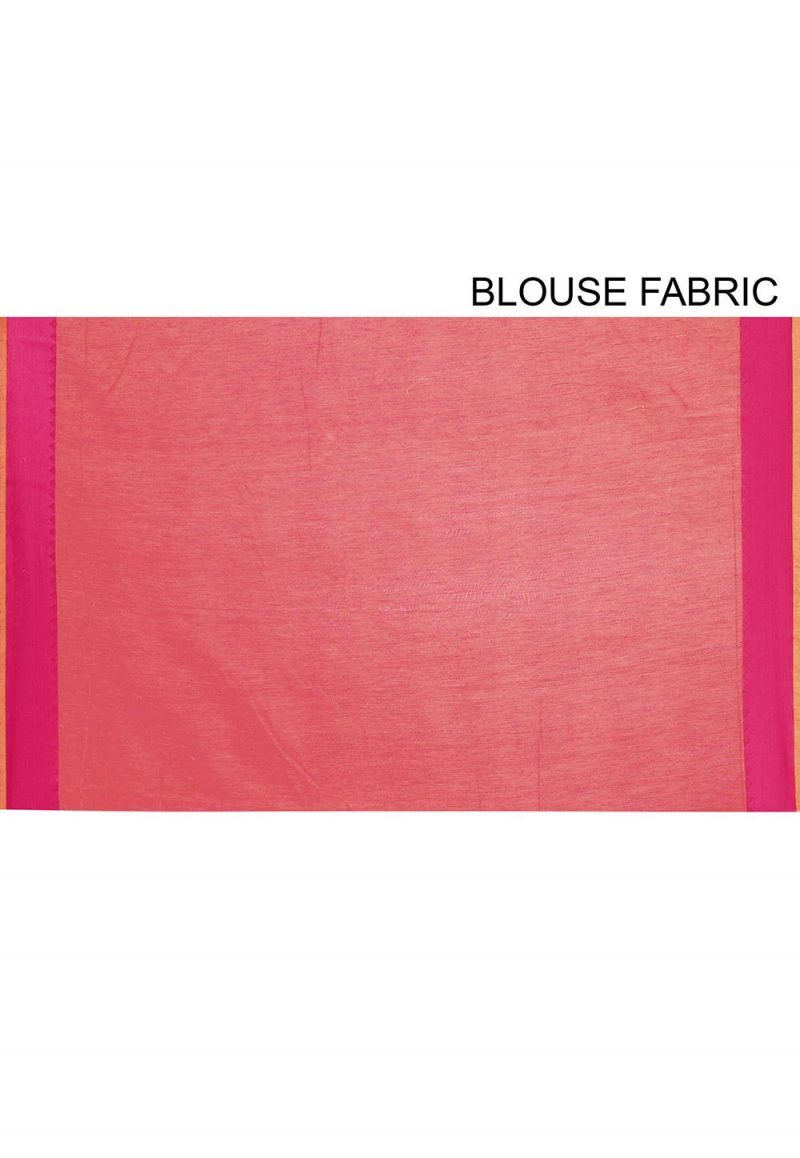 Woven Banarasi Cotton Silk Saree in Pink 4